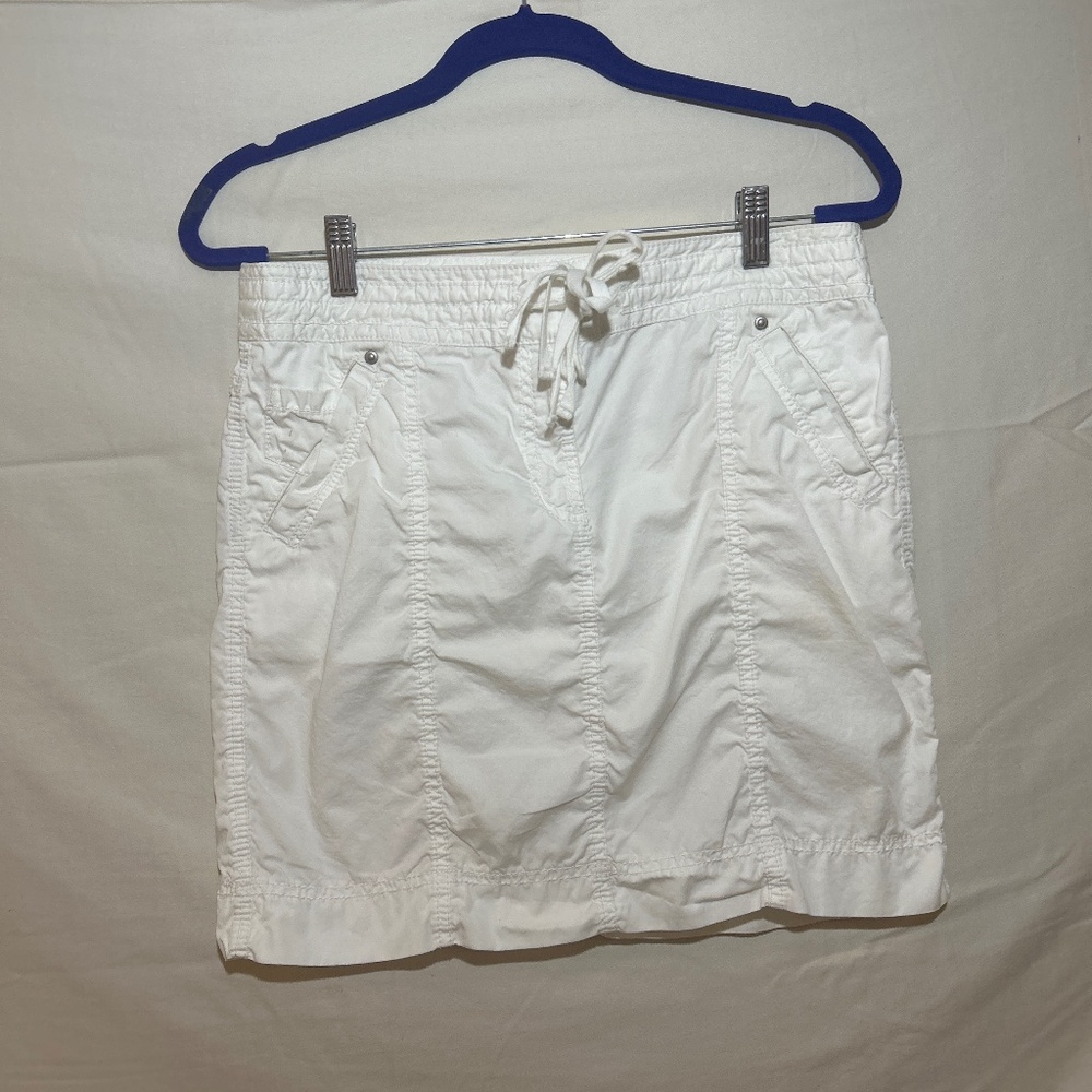 Loft White Skirt